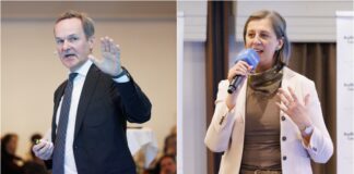 Collage mit Franz Schellhorn und Barbara Eibinger-Miedl