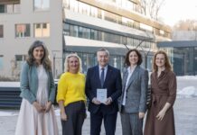 Caroline Vogl, Margareta Weiglmeier-Frauenschuh, Erich Zauner, Anna Doblhofer-Bachleitner und Karin Feldinger