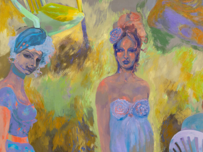 Das Gemälde „Belles“ (die Schönen) von Georgia Gardner Gray