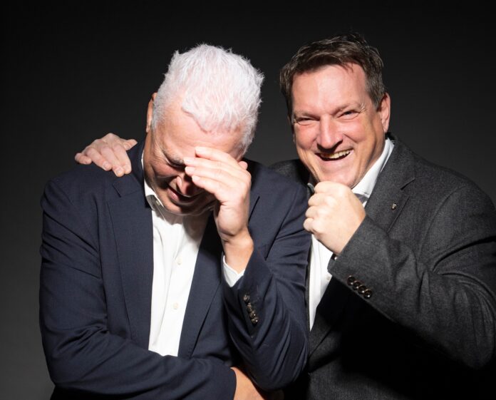 Porträt von Toni Polster und Andreas Herzog