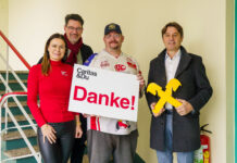 Gruppenbild der Spendenübergabe