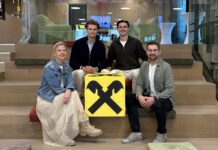 Andrea Soretz, Max Katzler, Jonas Panzer und Oliver Okelmann