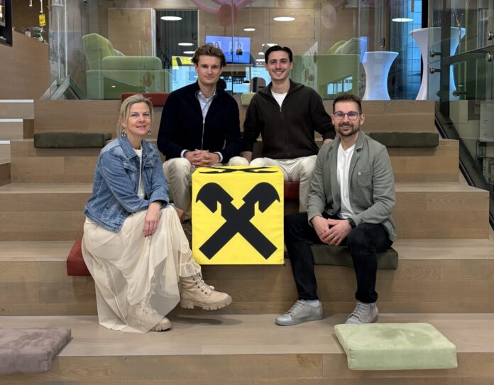 Andrea Soretz, Max Katzler, Jonas Panzer und Oliver Okelmann