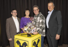 Gruppenbild von Michael Hell, Obmann-Stv. Brigitte Thallauer, Herbert Steinböck und Thomas Schauer