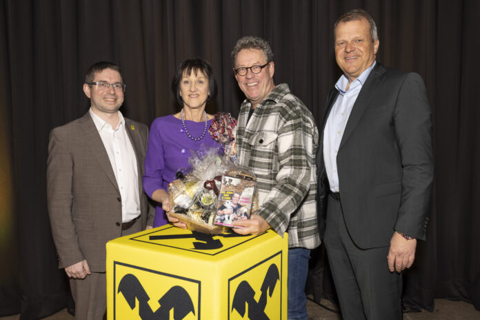 Gruppenbild von Michael Hell, Obmann-Stv. Brigitte Thallauer, Herbert Steinböck und Thomas Schauer