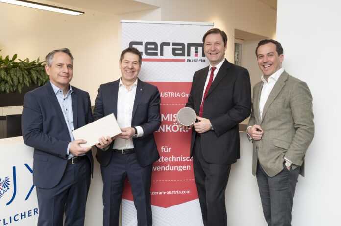 Gruppenbild von Rupert Zieseritsch, Christian Kögl, Franz Mayr-Melnhof-Saurau und Boris Pelikan