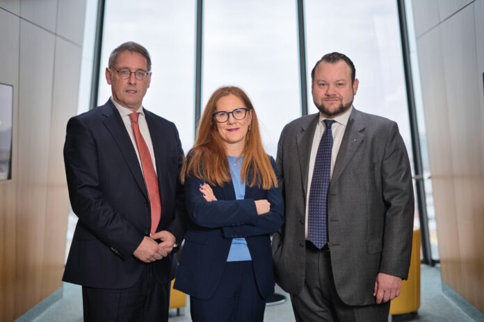 Gruppenfoto von Dieter Aigner, Karin Kunrath und Hannes Cizek