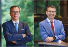 Collage von Porträts von Heinz Konrad und Manfred Quehenberger