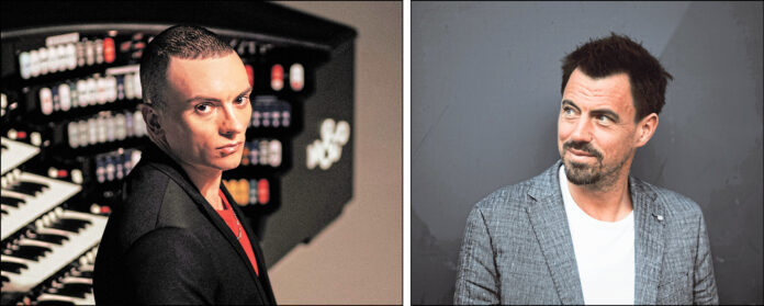 Collage von Cameron Carpenter und Severin Trogbacher