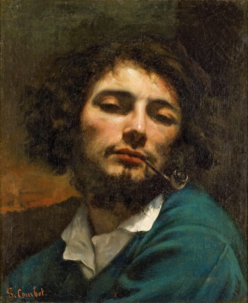 Selbstporträt von Gustave Courbet