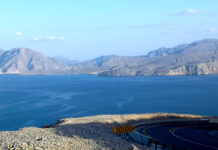 Musandam Strasse von Hormus, Sultanat Oman, Arabische Halbinsel, Naher Osten