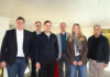 ISK-Geschäftsführer Stefan Niederer, Martin Gorbach, Stv.-Leiter Revisionsverband der RLB Vorarlberg, Bgm. Klaus Sohm, Alexander Pfanner, Geschäftsleiter RB Alberschwende, Vize-Bgm. Tamara Eller und ISK-Geschäftsführer Marco Fehr