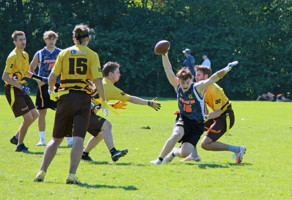 Spieler der Klosterneuburg Indians in Action