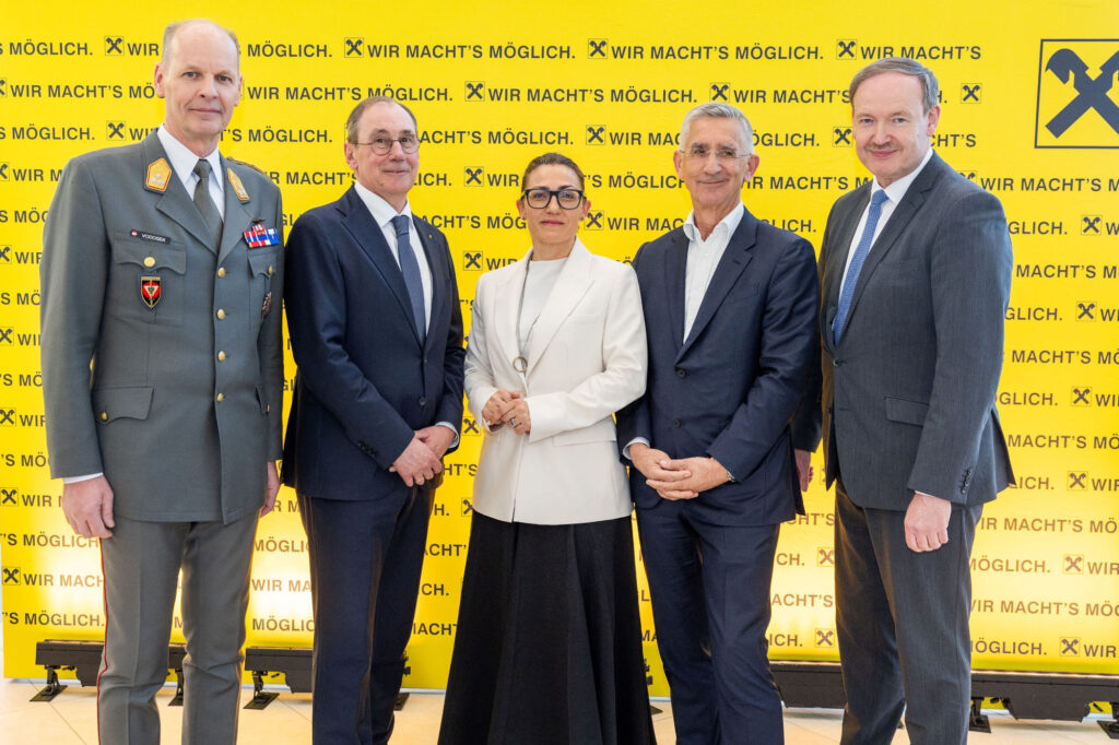 Harald Vodosek, Martin Schaller, Velina Tchakarova, Wolfgang Plasser und Christian Helmenstein