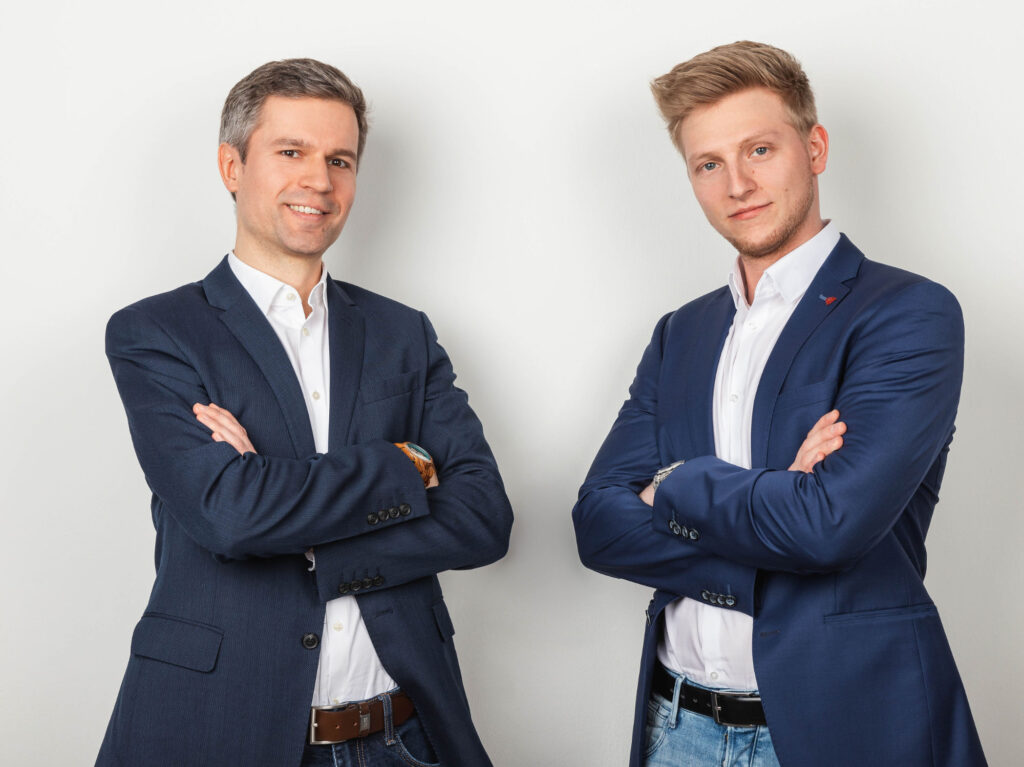 Die Gründer und Geschäftsführer von Repentium: Lukas Rupsch und Florian Rohrmoser