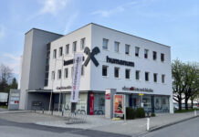 Blick auf das Raiffeisen Humanum in Reid