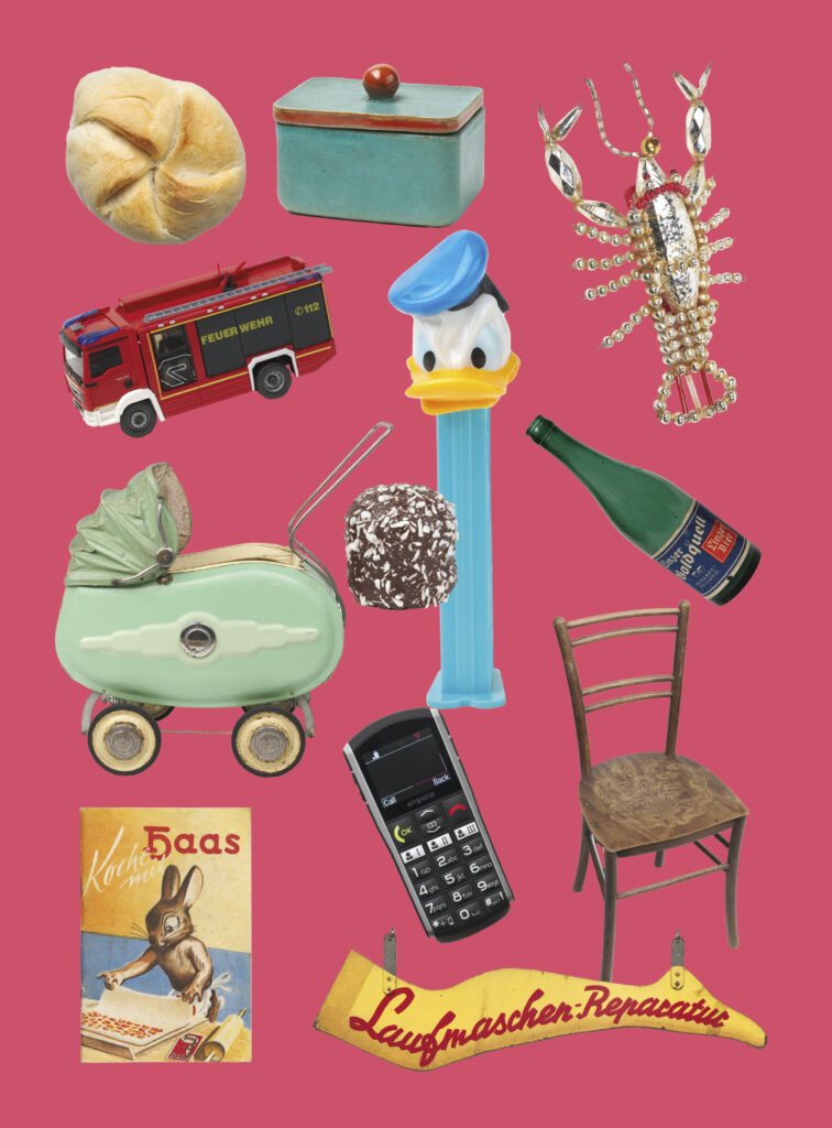 Diverse Produkte made in Linz, 2. Hälfte 19. Jh. bis heute