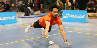 Spielertrainer Adi Pratama im Spiel