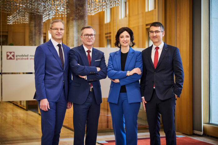 Die RVS-Geschäftsleiter Andreas Derndorfer, Heinz Konrad, Anna Doblhofer-Bachleitner und Manfred Quehenberger