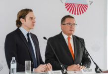 Stephan Büttner und Franz Ennser bei der Bilanz-Pressekonferenz
