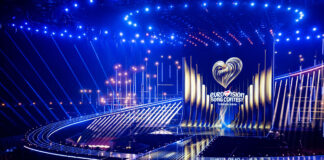 Blick auf die ESC-Bühne in Wien 2026