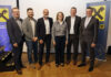 RB St. Marien: Digitale Sicherheit im Fokus Friedrich Lehner, Daniel Kiebler, Dietmar Haider, Manuela Heidlmayer, Rudolf Kutzenberger und Harald Maier bei der Generalversammlung der Raiffeisenbank St. Marien