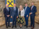 Die Vorstände Wolfgang Mayr, Vorsitzender Matthias Breidt, Karin Wallerstorfer-Rögl und Michael Hamedinger sowie Aufsichtsratsvorsitzender Christoph Danner