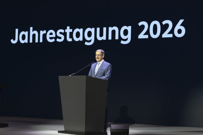 Erwin Hameseder bei der Jahrestaung 2026