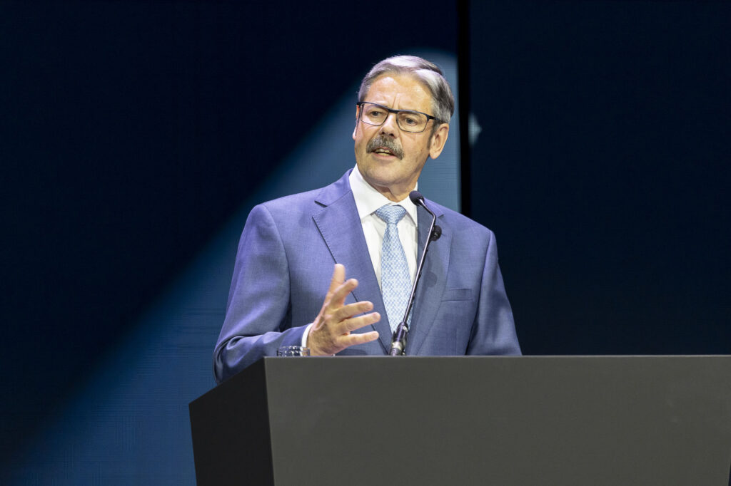 Erwin Hameseder bei der Jahrestaung 2026