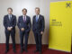 Georg Messner, Gert Spanz und Manfred Wilhelmer freuen sich über anhaltendes Wachstum im Kerngeschäft der Raiffeisen Bankengruppe Kärnten.
