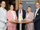 „Banken brauchen Mut für neue Konzepte“ Christoph Leinberger (Leiter RVS-Firmenkunden), Anita Zehrer (MCI), Manfred Quehenberger, Vanessa Nimmrichter (Moderation) und Thomas Treffner (RVS-Leiter Finanzplanung)