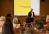 Female Finance in Montfort Martin W. Stamm bei seinem Vortrag