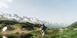Läuferin beim Montafon Arlberg Marathon