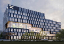 Visualisierung der neuen RLB OÖ-Konzernzentrale