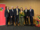 Obmann Hermann Kuenz, Verbandsdirektor Alexander Büchel, Obmann-Stv. Othmar Schober, Doris Haidlen-Birnbaumer (Funktionärinnen-Beirat), Obmann-Stv. Martin Lorenz und Verbandsdirektor Edwin Grubert