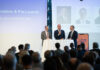 Erwin Hameseder, Gerhard Karner und Andreas Hanger präsentierten die „ZIVA“-App im Raiffeisen Forum.