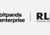 Bitpanda jetzt auch für Tiroler Raiffeisenkunden Bitpanda und RLB Tirol Logos