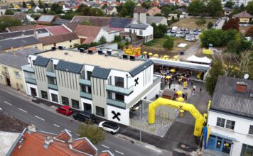 Außenansicht Bankstelle Gramatneusiedl