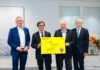 Adolf Lehner (Vorsitzender des Stiftungsvorstandes der AVZ Privatstiftung), Michael Stampfer, Michael Häupl (Präsident WWTF) und Johann Strobl