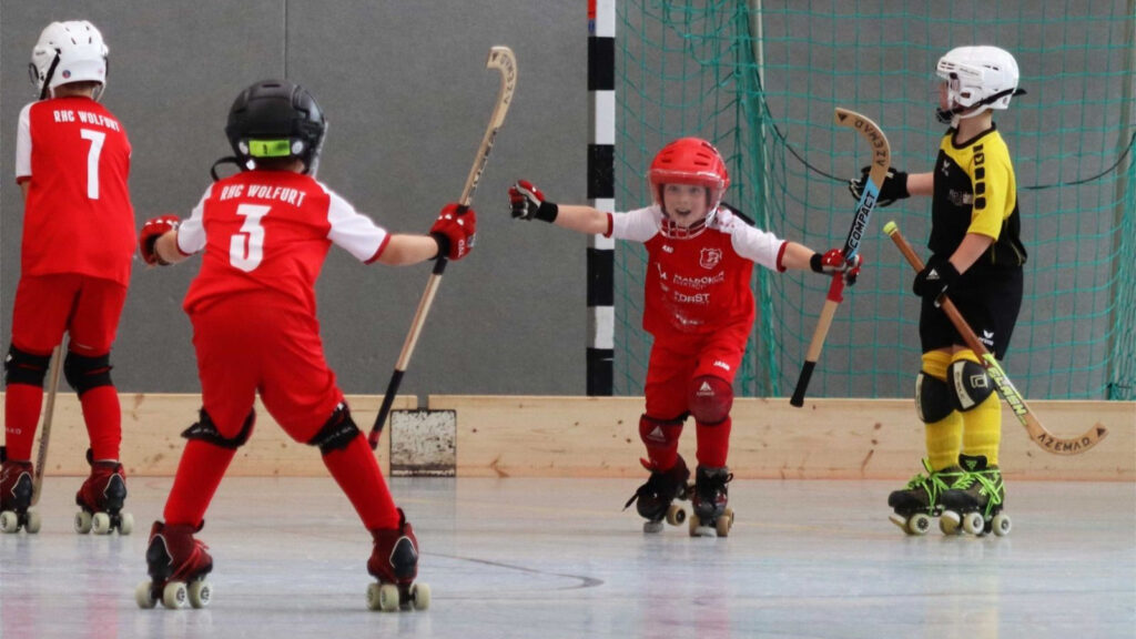 Spieler des RHC Wolfurt in Action