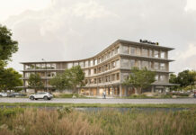 Rendering Außenansicht der neuen Bank in Eisenstadt