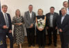 Geschäftsleiter Josef Neuhauser, AR-Vorsitzender-Stv. Irene Mösenbacher-Molterer, AR-Vorsitzender Johann Auer, Hannelore Veit, Florian Grims (RV OÖ) sowie die Geschäftsleiter Harald Riglthaler und Rudolf Niederhofer