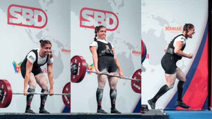 Desiree Schöpf beim Powerlifting