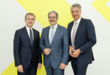 Raiffeisen NÖ-Wien beschließt Strukturreform Martin Hauer, Erwin Hameseder und Stefan Jauk