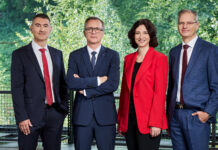 Die RVS-Geschäftsleitung: Manfred Quehenberger, Heinz Konrad, Anna Doblhofer-Bachleitner und Andreas Derndorfer