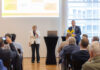 ImmoDay: Dynamik am Immobilienmarkt Marion Weinberger-Fritz, Initiatorin des ImmoDays und Geschäftsführerin von Raiffeisen Vorsorge Wohnung, und Steuerexperte Andreas Unger (LBG Österreich)
