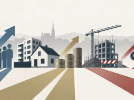 Symbolbild Immobilienmarkt, Zinsen, Herausforderungen, Neubau