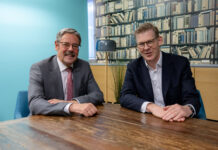 Erwin Hameseder, Obmann der Raiffeisen-Holding NÖ-Wien, und Roland Mechtler, Vorstand der RLB NÖ-Wien