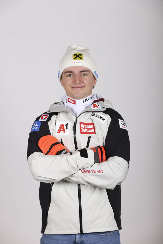 Ski Austria, official winter equipping. Image shows Adrian Tschach (AUT).