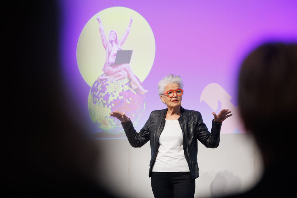 Greta Silver beim 2. Bundeskongress „Lebens- und Arbeitsfreude“